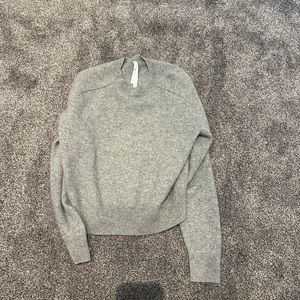 Grey Babaton Cashmere Sweater